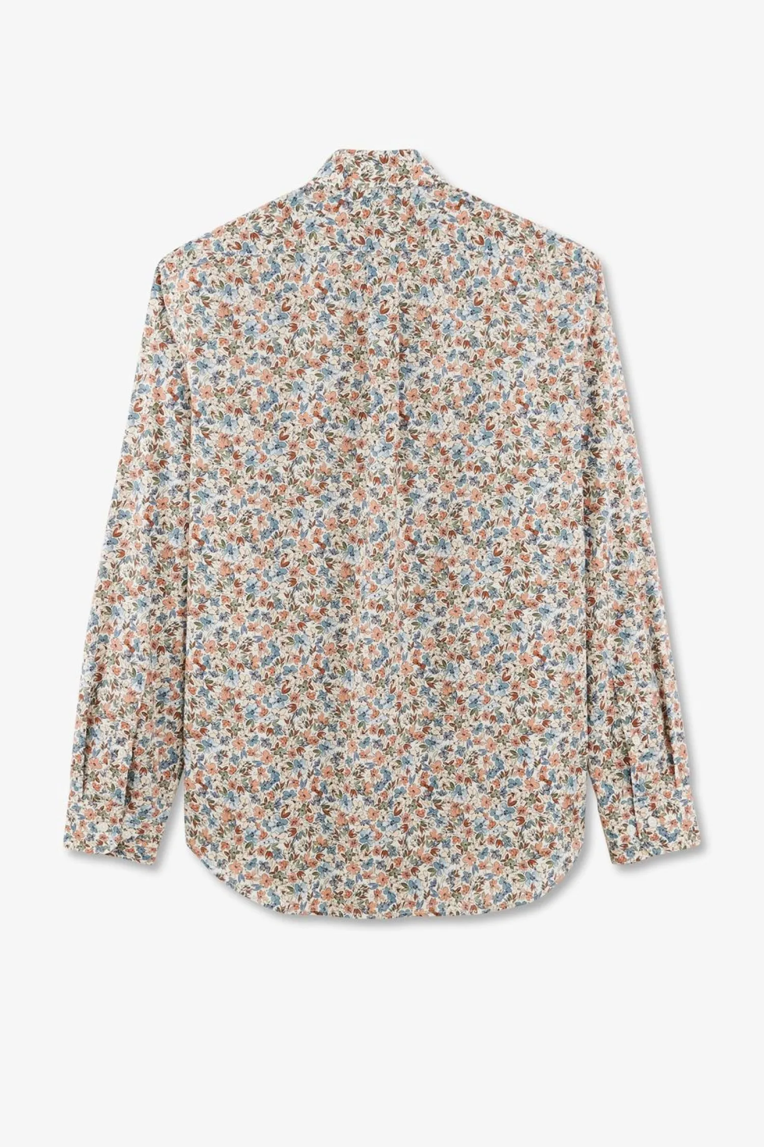 Outlet Cheie En Coton Iprie Ecru Coupe Reguar Homme Chemises