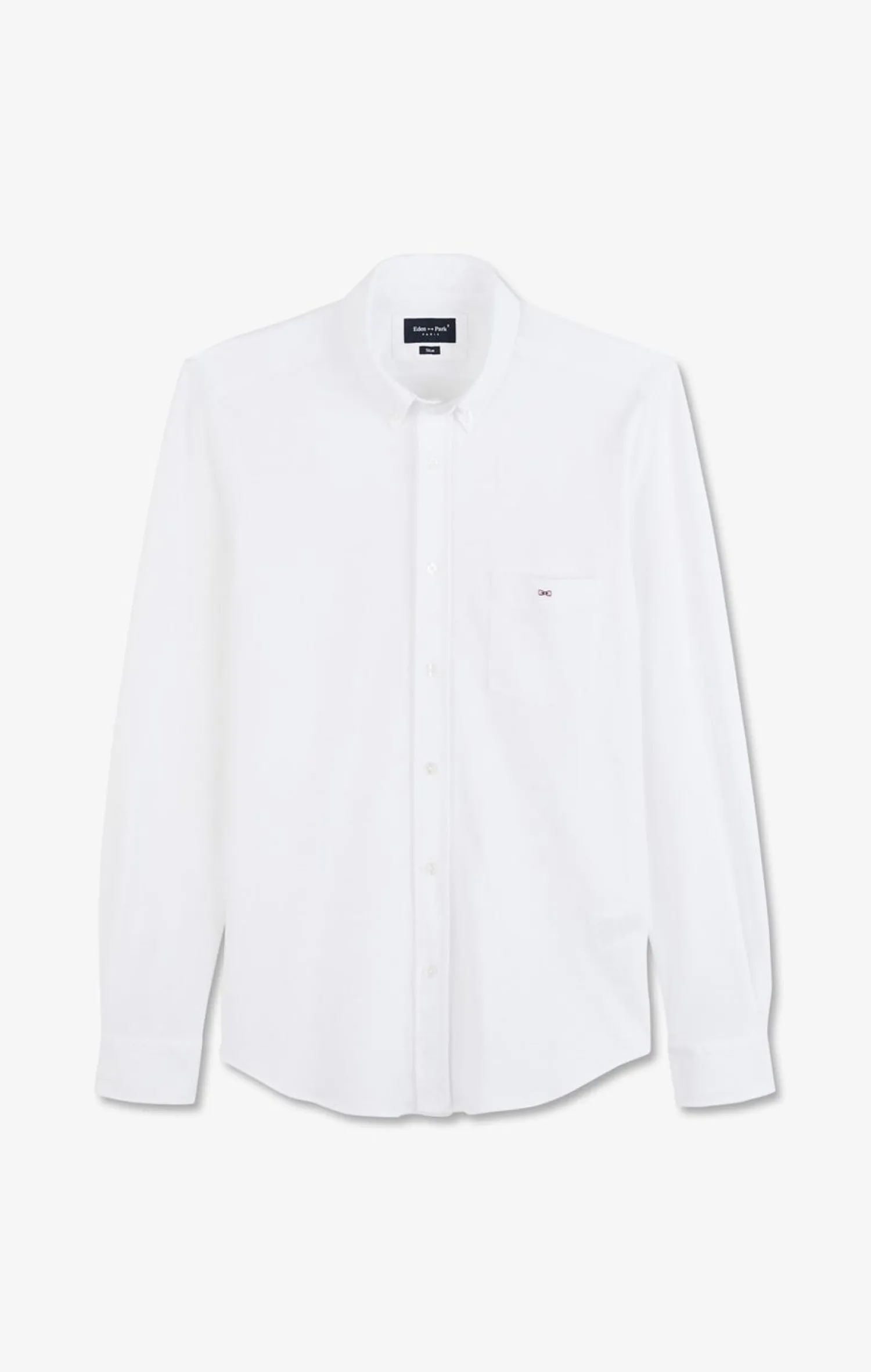 New Cheie En Coton Pinpoint Banc Homme Chemises