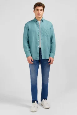 Discount Cheie En in Verte Homme Chemises