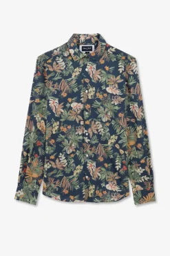 Best Cheie En Voie De Coton Iprie Feuie Homme Chemises
