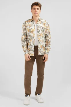 Outlet Cheie En Voie De Coton Iprie Feuie Homme Chemises