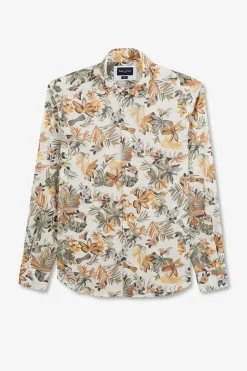 Outlet Cheie En Voie De Coton Iprie Feuie Homme Chemises