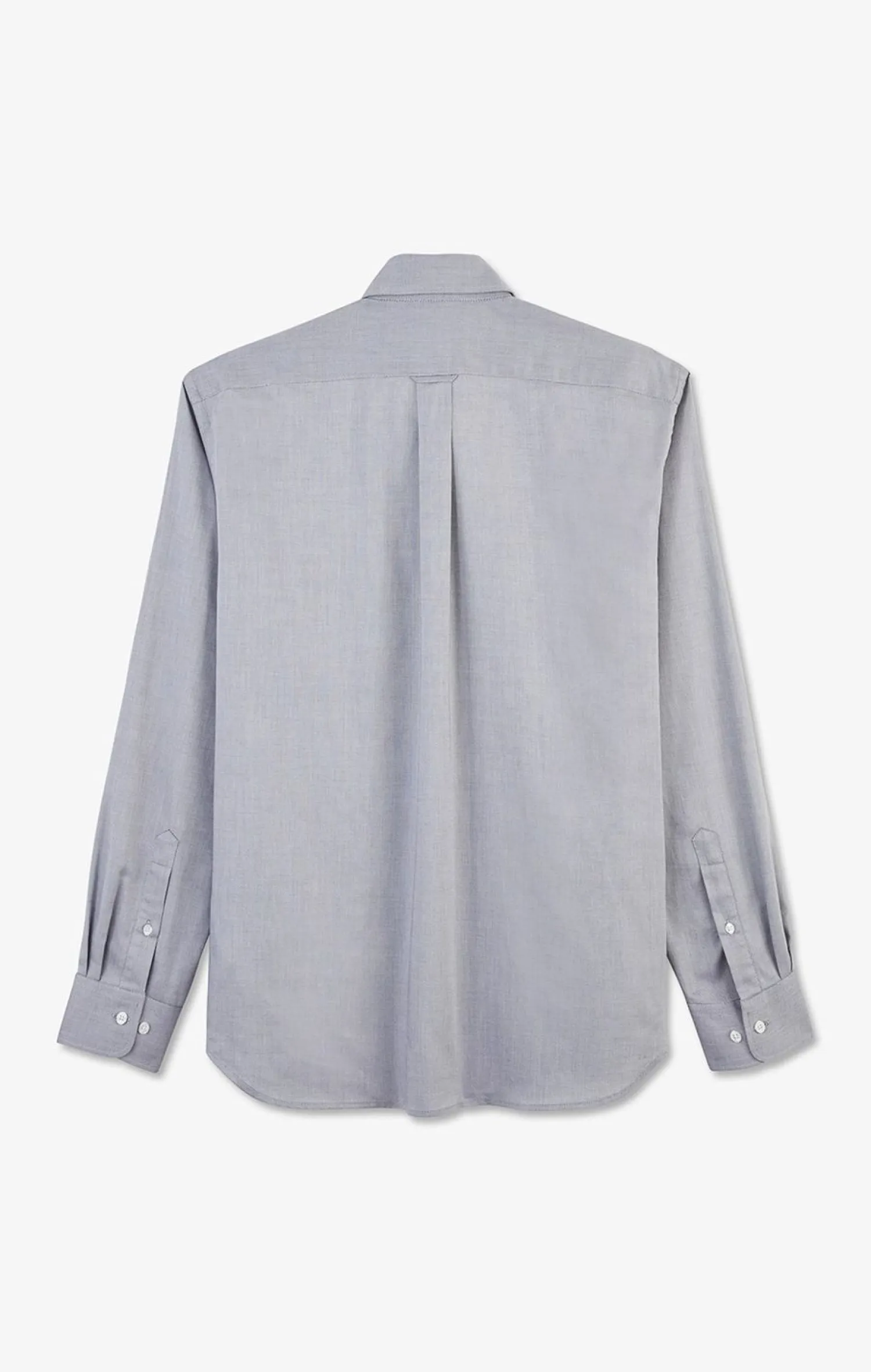 Discount Cheie Gri Cair Unie En Coton Homme Chemises