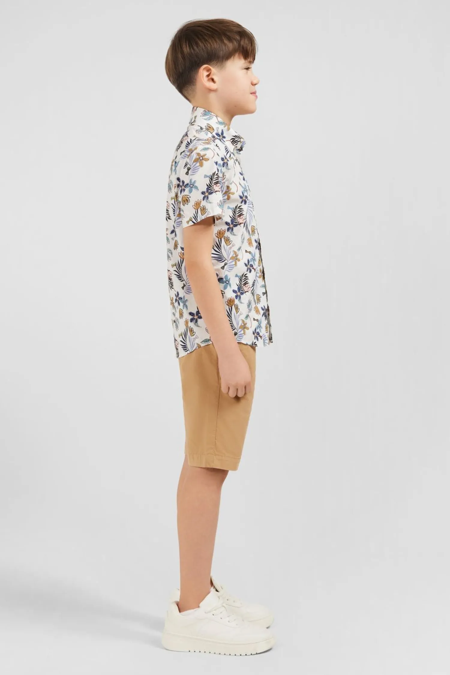 Hot Chemise Manches Courtes En Coton Imprime Maohi Enfant Enfant