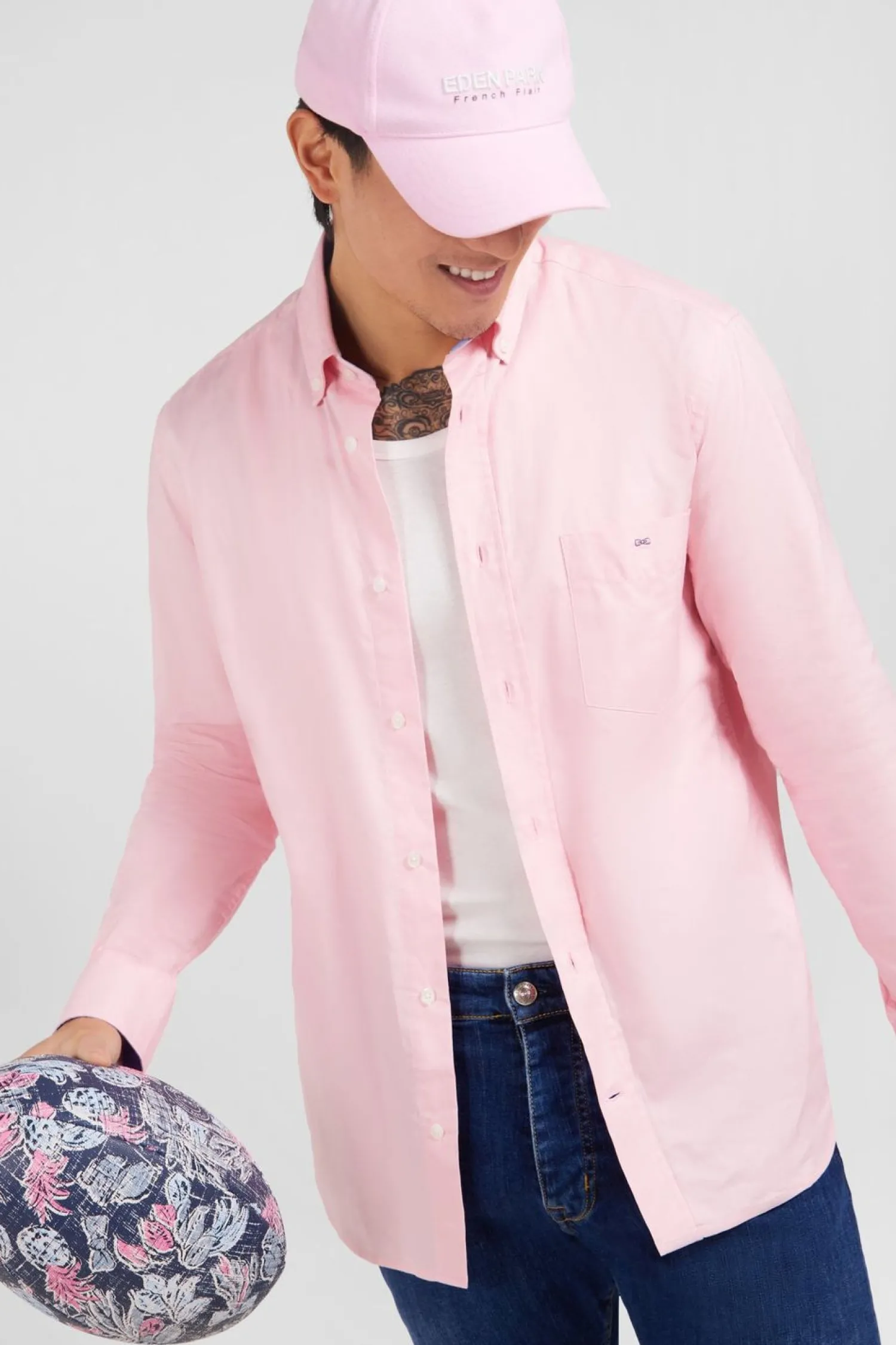 Hot Cheie Roe Unie En Coton Homme Chemises