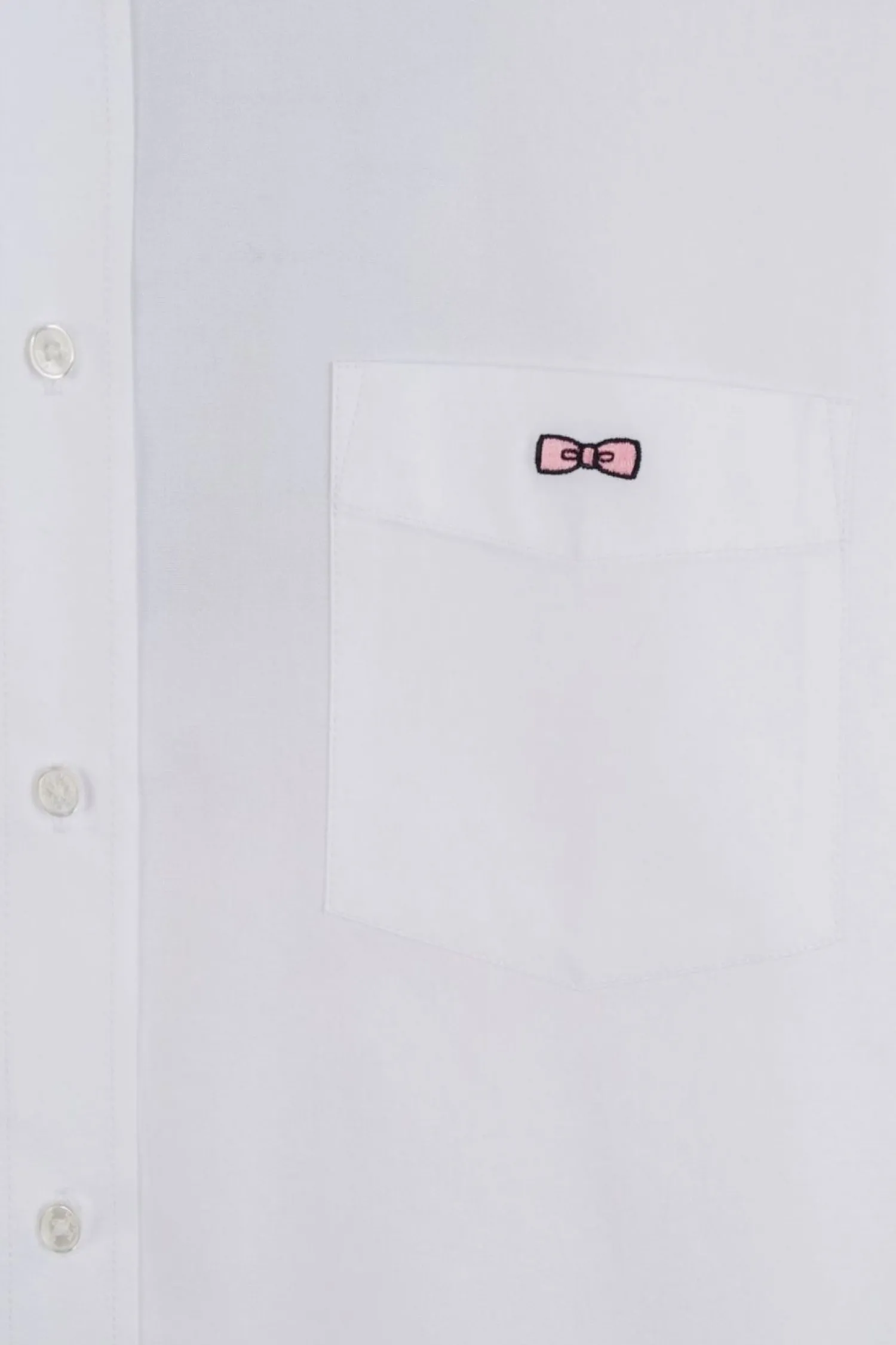 Online Cheiette Banche A Detai Noeud Papion Homme Chemisettes
