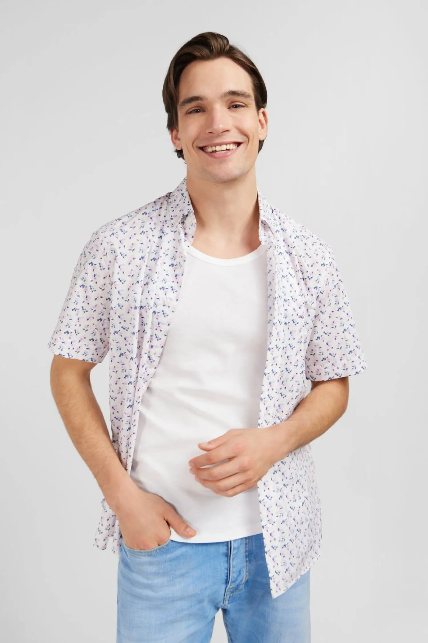 Sale Cheiette Banche Ipriee Excuif Feur Homme Chemisettes