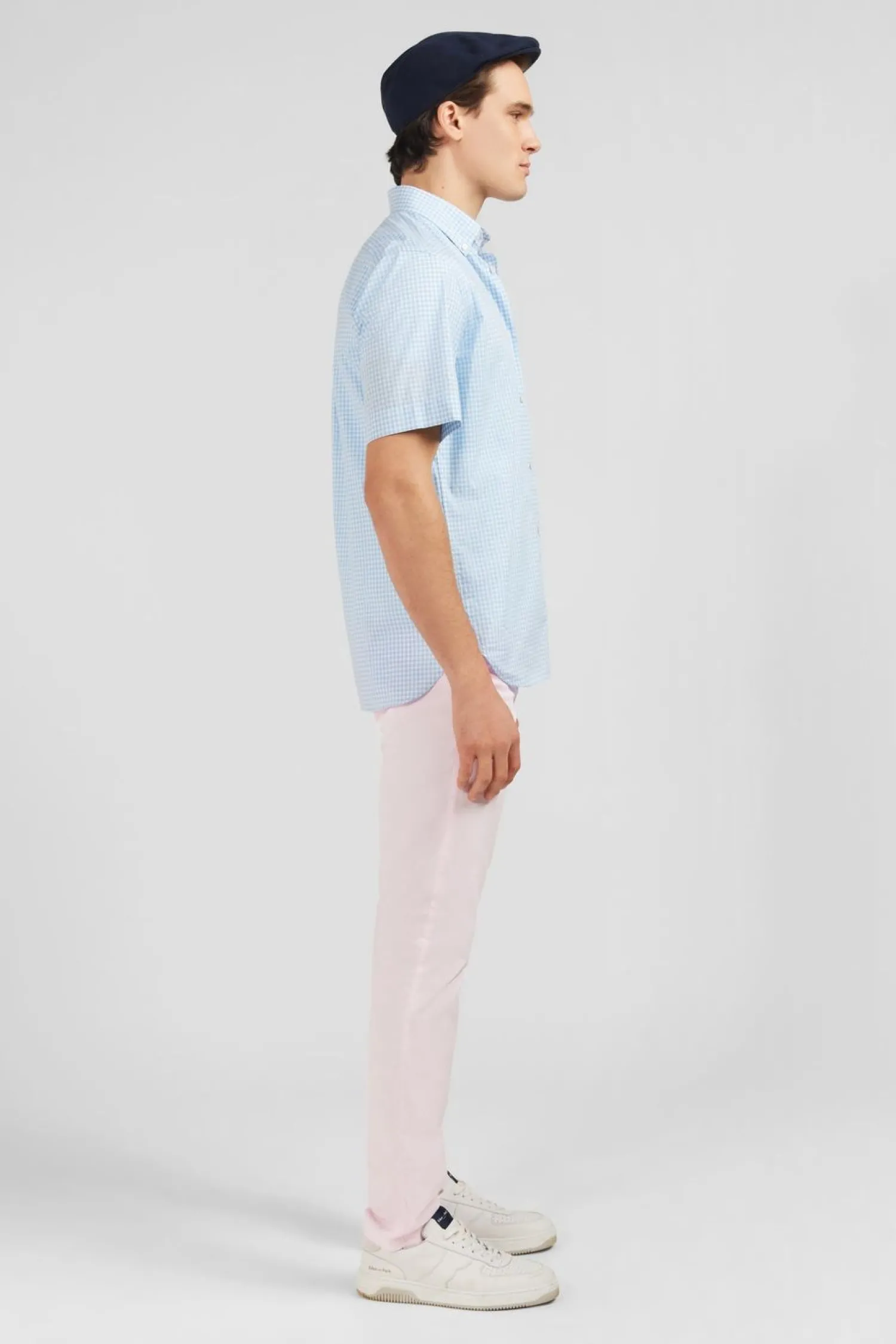 Discount Cheiette Beu Cair A Carreaux Homme Chemisettes