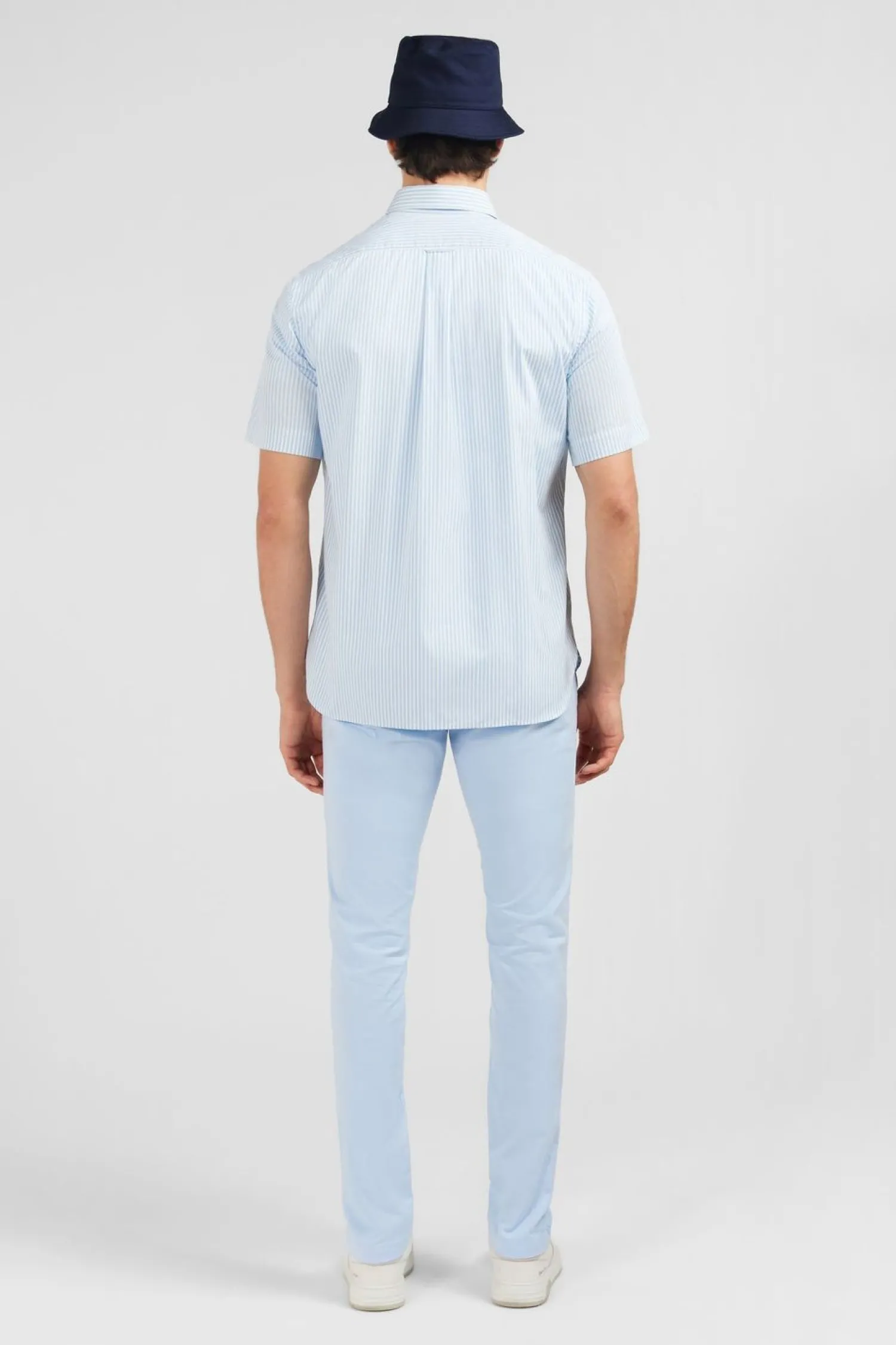 Online Cheiette Beu Cair A Rayure Homme Chemisettes