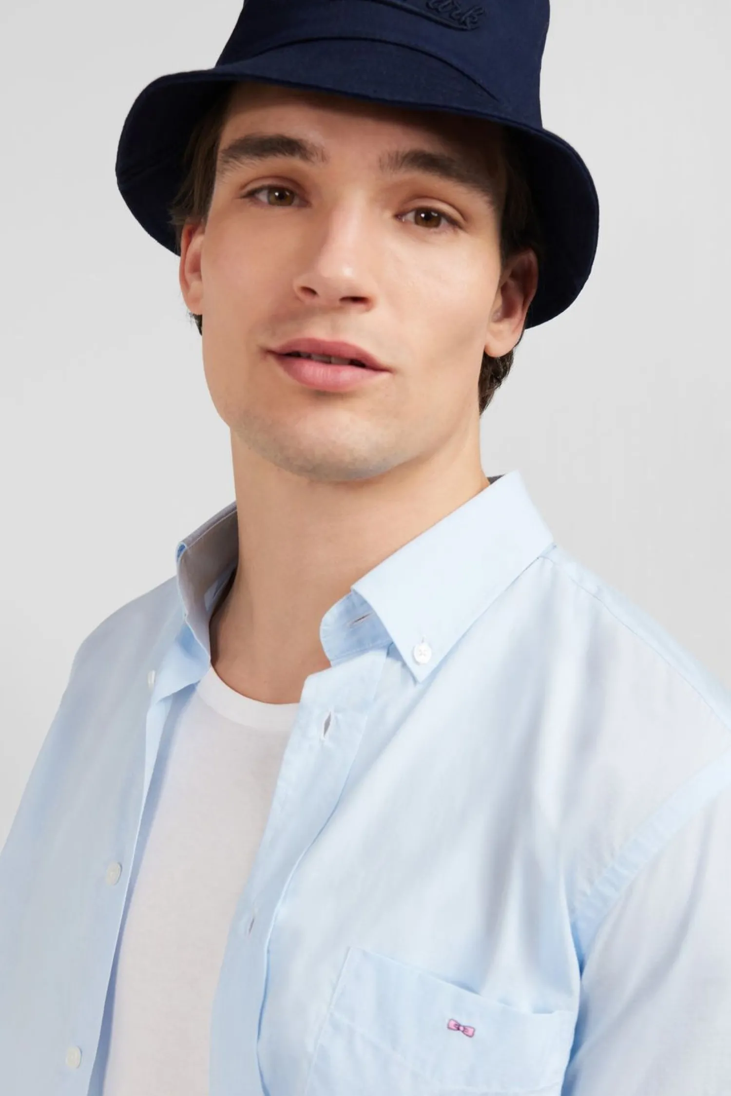 Cheiette Beu Cair En Coton Dobby Homme Chemisettes