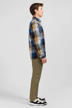 Discount Cheiette Beue A Carreaux Homme Chemises