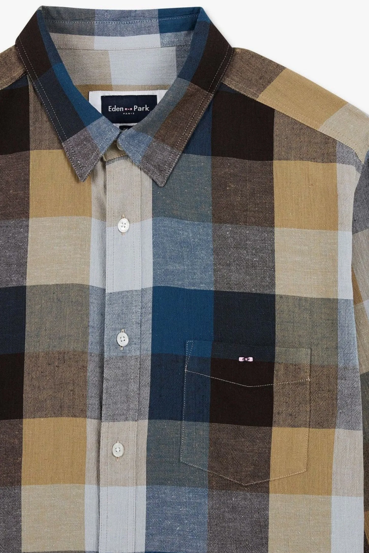 Discount Cheiette Beue A Carreaux Homme Chemises