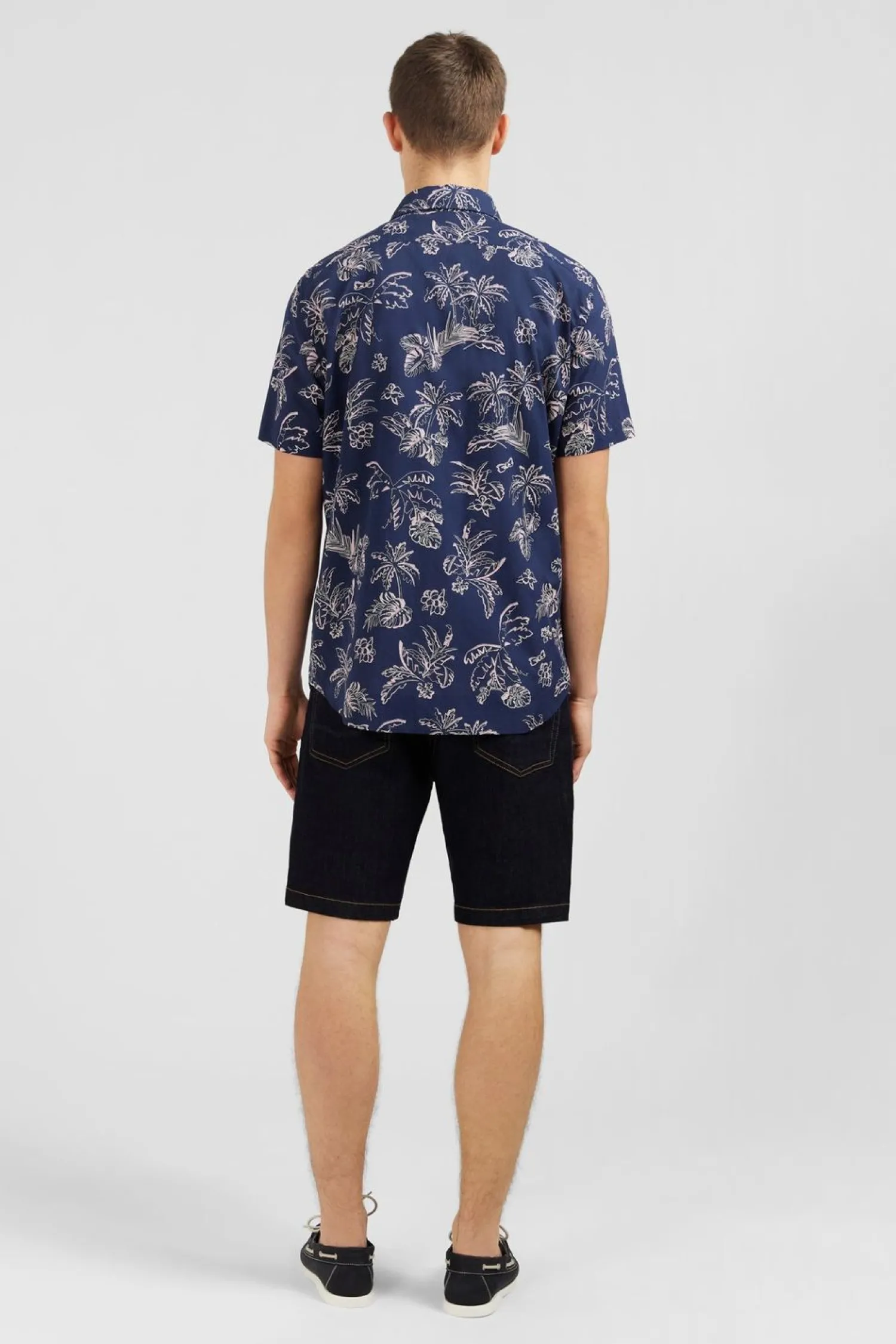 Clearance Cheiette Beu arine Iprie Excuif Feuie Homme Chemisettes