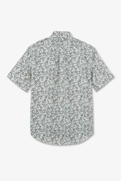 Sale Cheiette En Coton Iprie Ecru Coupe Reguar Homme Chemisettes