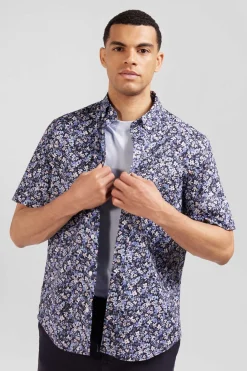 Cheiette En Coton Iprie arine Coupe Reguar Homme Chemisettes