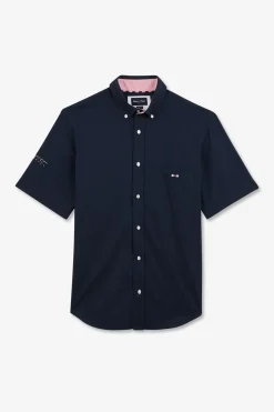 Sale Cheiette anche Courte Beu arine Brodee Nuero 10 Homme Chemisettes