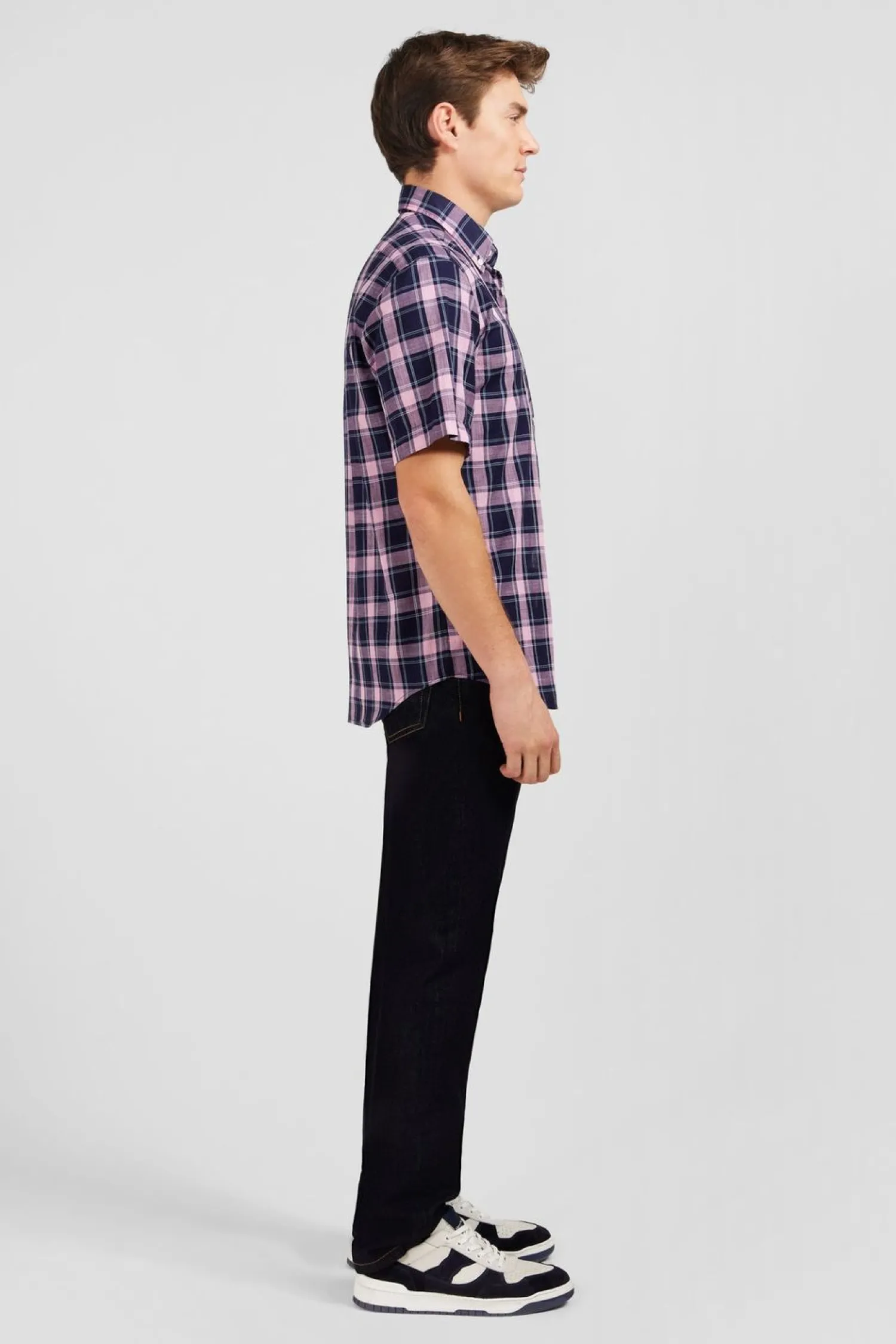 Outlet Cheiette Roe A Carreaux Homme Chemisettes
