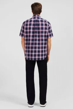 Outlet Cheiette Roe A Carreaux Homme Chemisettes