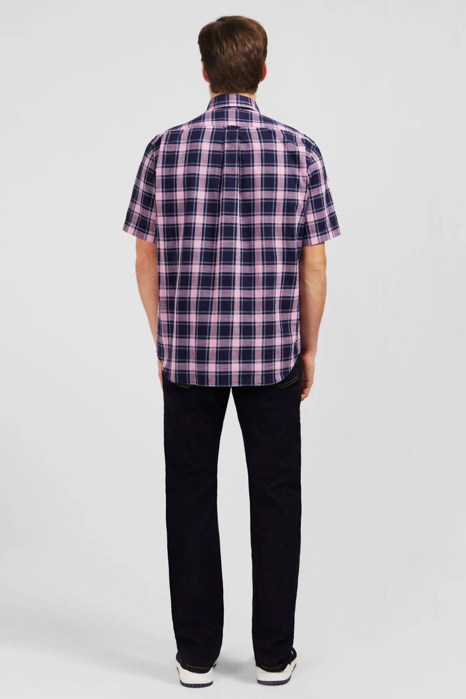 Outlet Cheiette Roe A Carreaux Homme Chemisettes