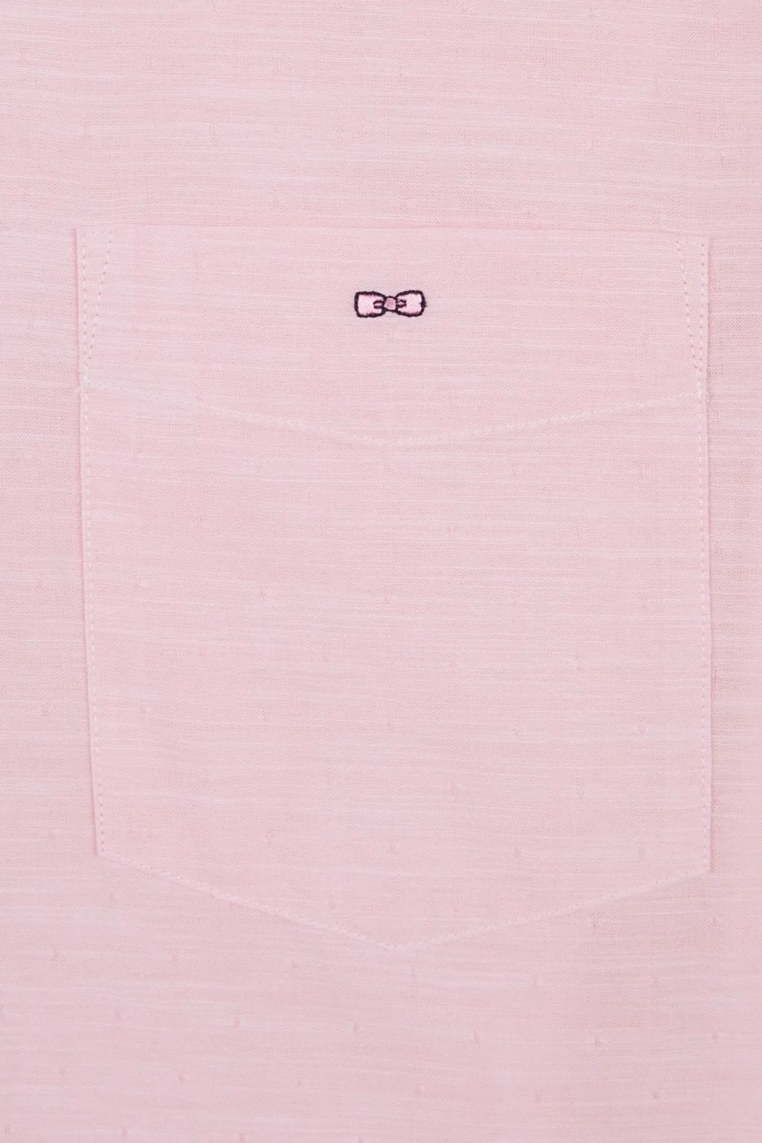 Clearance Cheiette Roe En Coton Dobby Homme Chemisettes