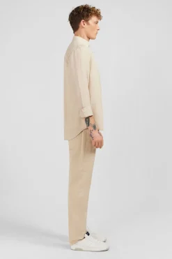 Best Cheie Unie Beige En in Homme Chemises