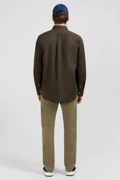 Clearance Cheie Unie Kaki En in Homme Chemises