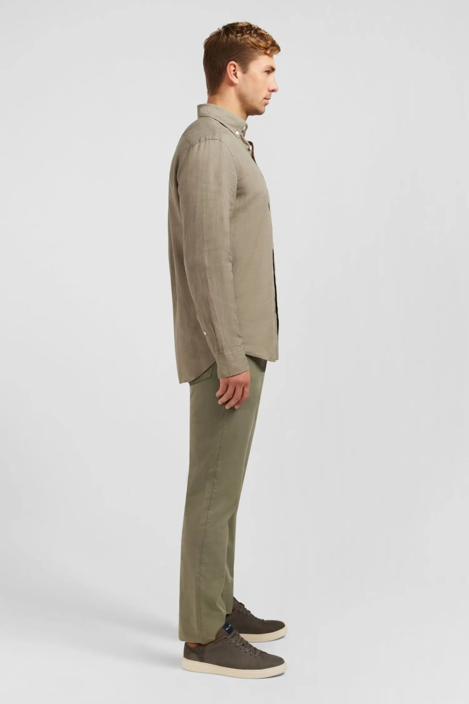 Discount Cheie Unie Kaki En in Homme Chemises