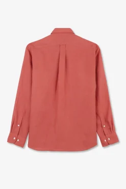Discount Cheie Unie Rouge Brique En in Homme Chemises