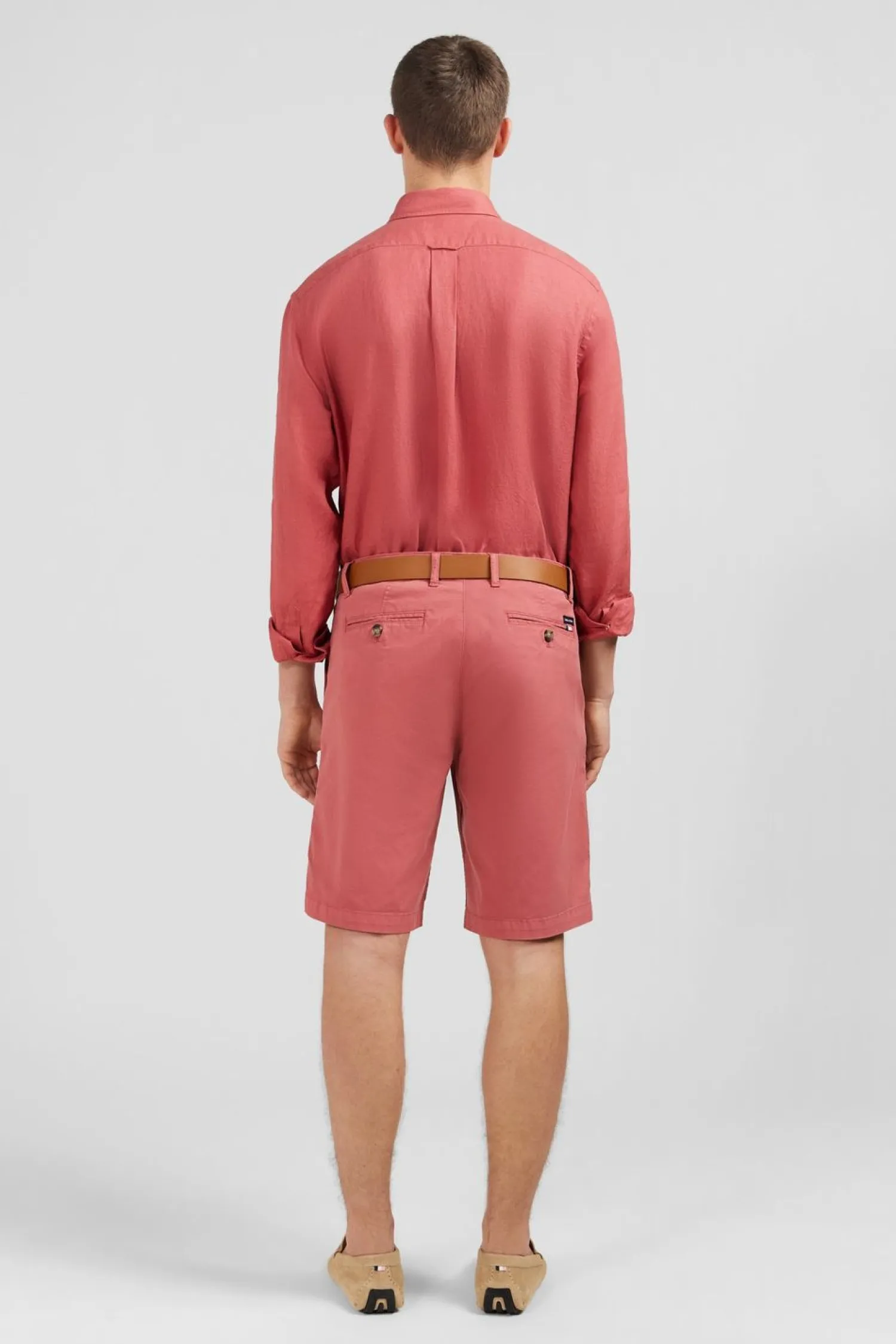 Discount Cheie Unie Rouge Brique En in Homme Chemises