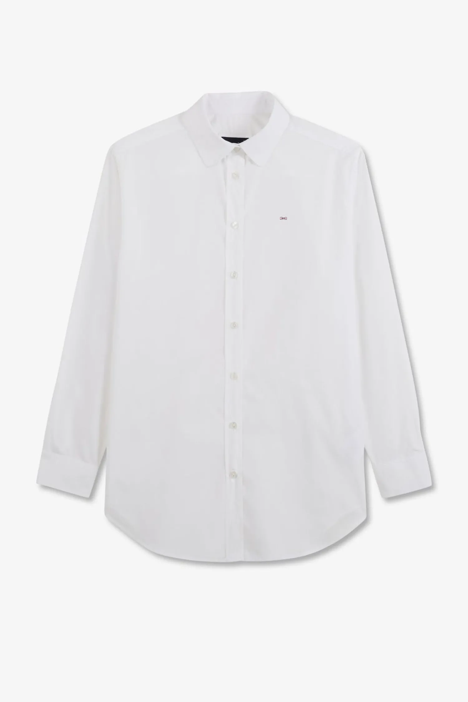 Sale Chemisier Blanc A Manches Longues Femme Chemises