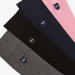 Clearance Coffret De Quatre Paires De Chaussettes Unies Homme Chaussettes