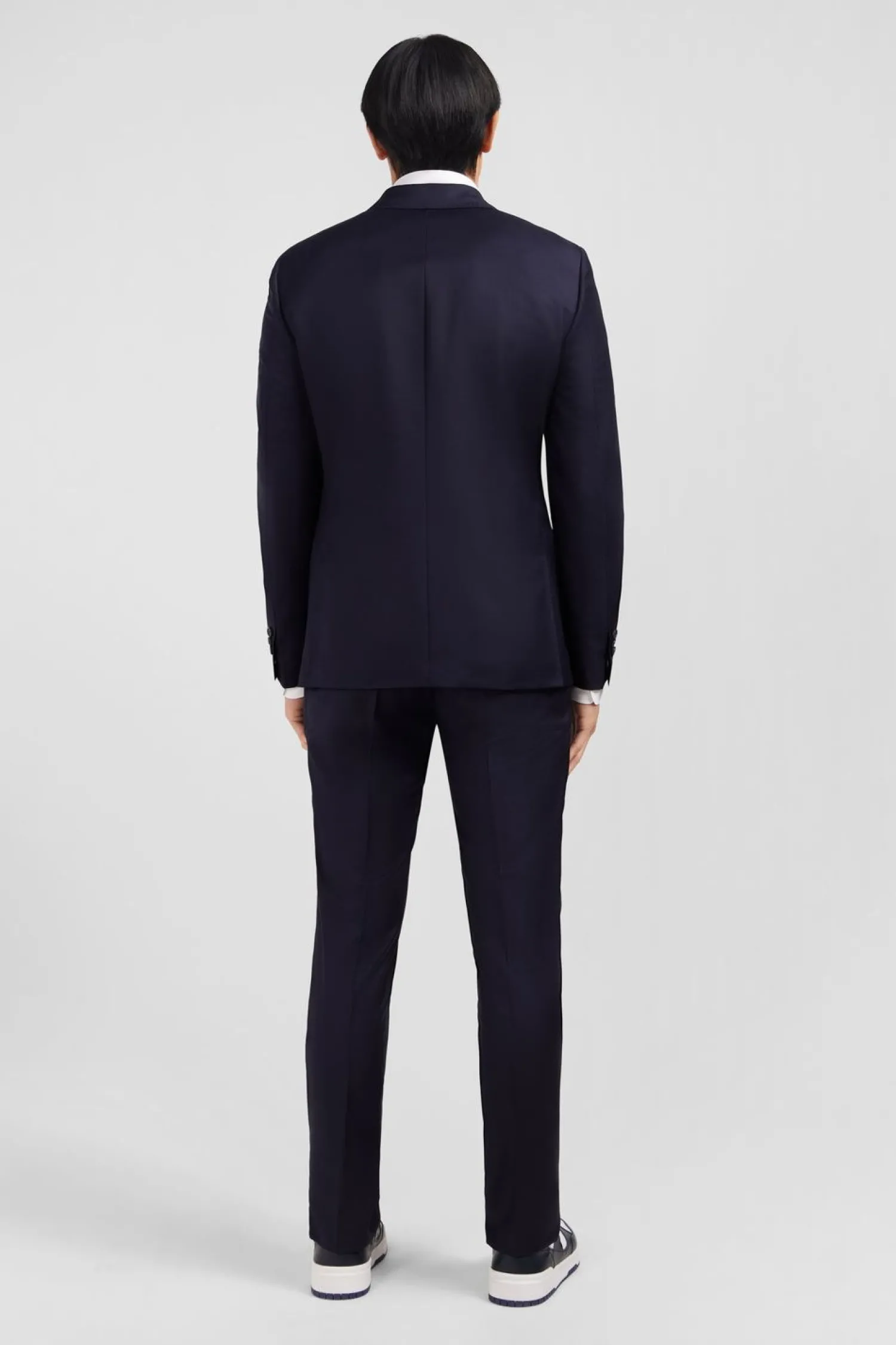 Best Costume Slim En Laine Bleu Marine Homme Blazers Et Costumes