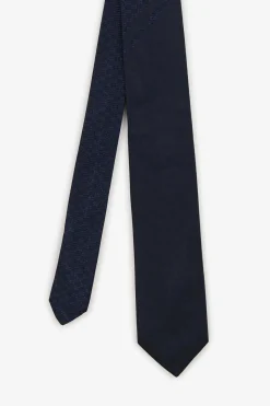 Outlet Cravate Bleue A Micro-Motifs Noeuds Papillon Bicolores Homme Cravates & Noeuds Papillon