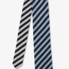 Online Cravate Bleue A Rayures Tricolores Homme Cravates & Noeuds Papillon