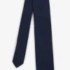 Outlet Cravate Bleu Fonce A Micros-Motifs Exclusifs Homme Cravates & Noeuds Papillon
