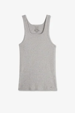 Debardeur Uni En Coton tretch Gri Homme Pyjamas