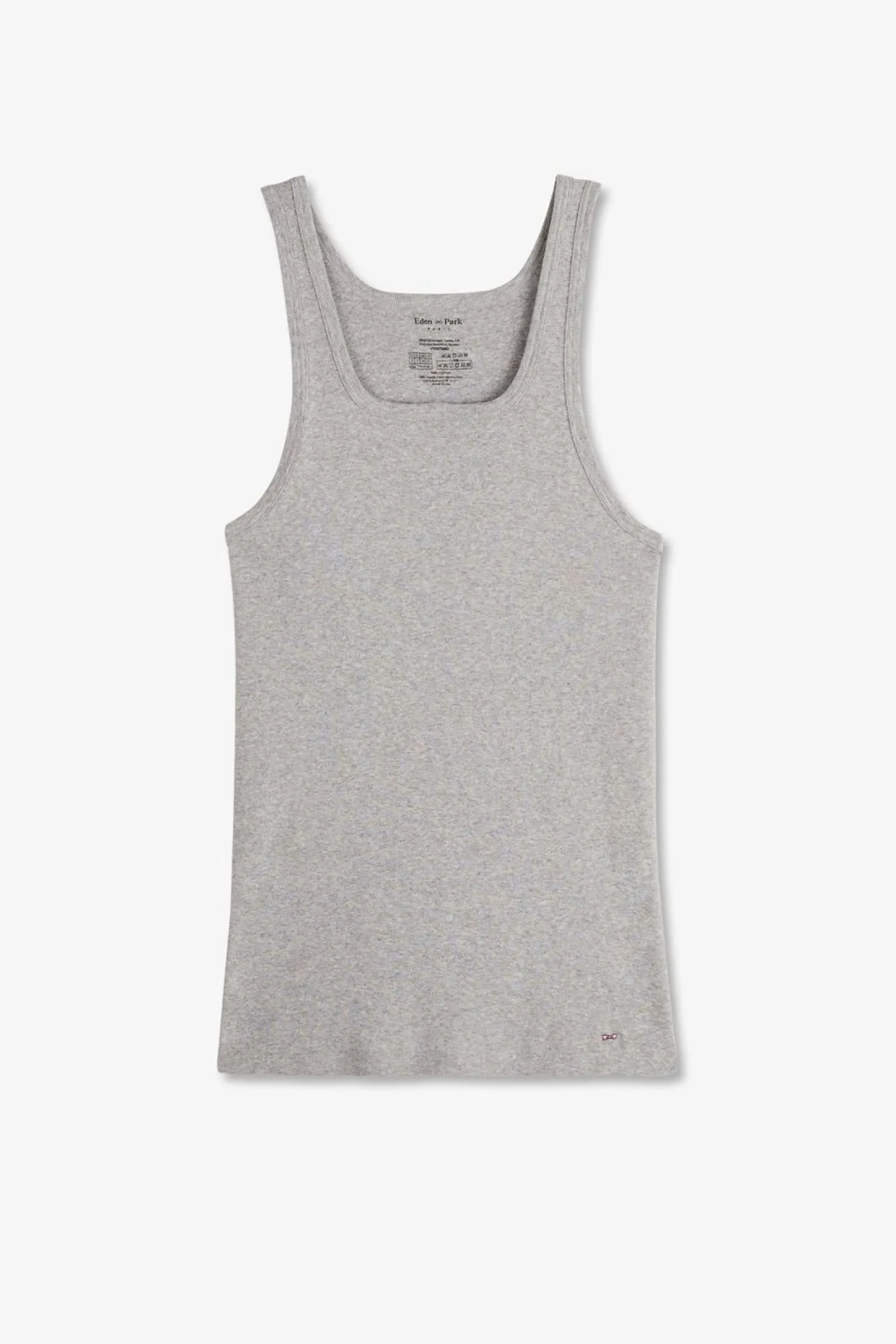 Debardeur Uni En Coton tretch Gri Homme Pyjamas