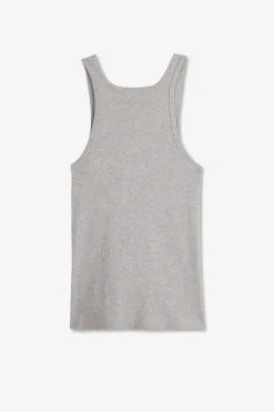 Debardeur Uni En Coton tretch Gri Homme Pyjamas