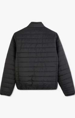 Doudoune egere A anche ongue Noir Homme Manteaux Et Vestes