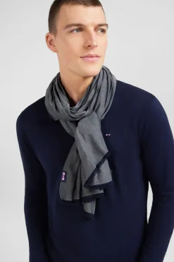 Discount Echarpe Bleu Marine Unie Homme Echarpes & Chèches