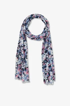 Echarpe En Coton Motifs Fleuris Exclusifs Homme Echarpes & Chèches
