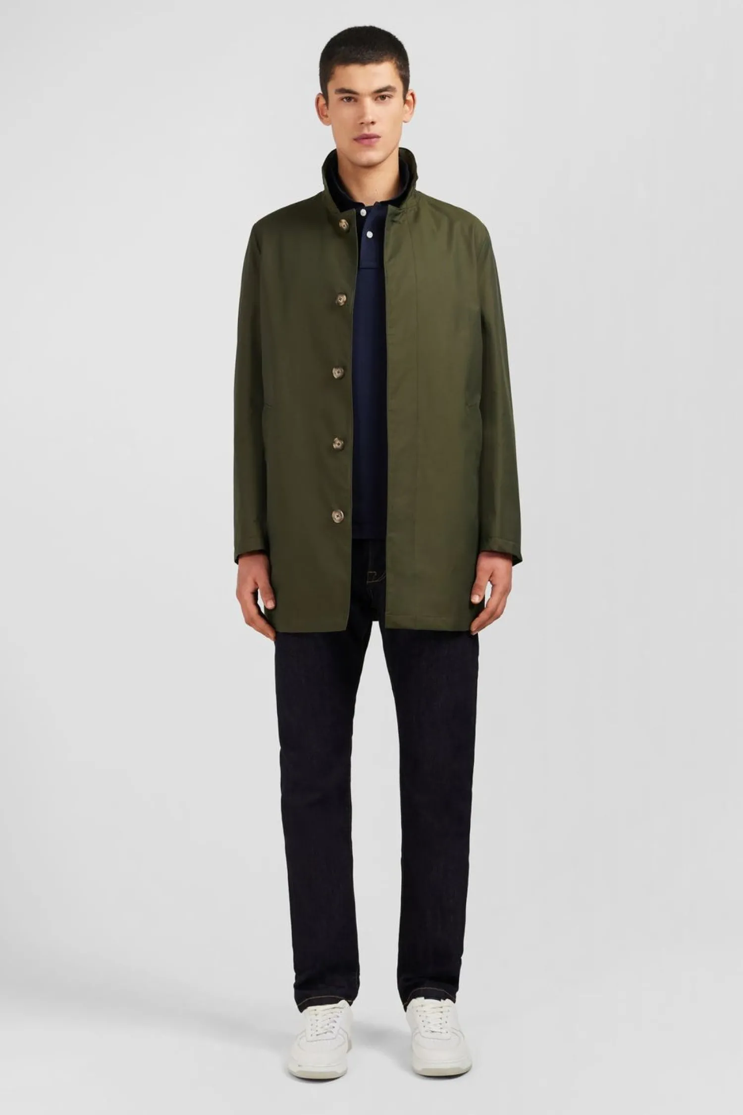 Discount Ipereabe Uni Kaki Homme Manteaux Et Vestes