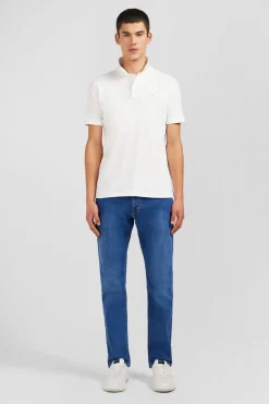Clearance Jean Bleu En Coton Stretch Homme Pantalons