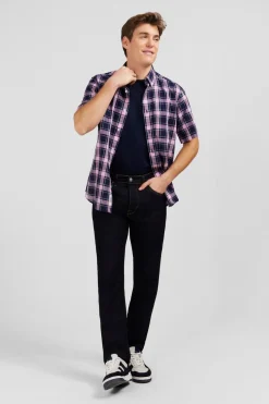 Best Jean Bleu Marine En Coton Extensible Homme Pantalons