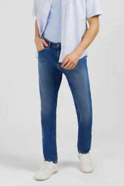 New Jean Bleu 5 Poches Homme Pantalons