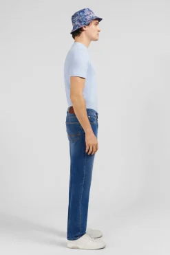New Jean Bleu 5 Poches Homme Pantalons