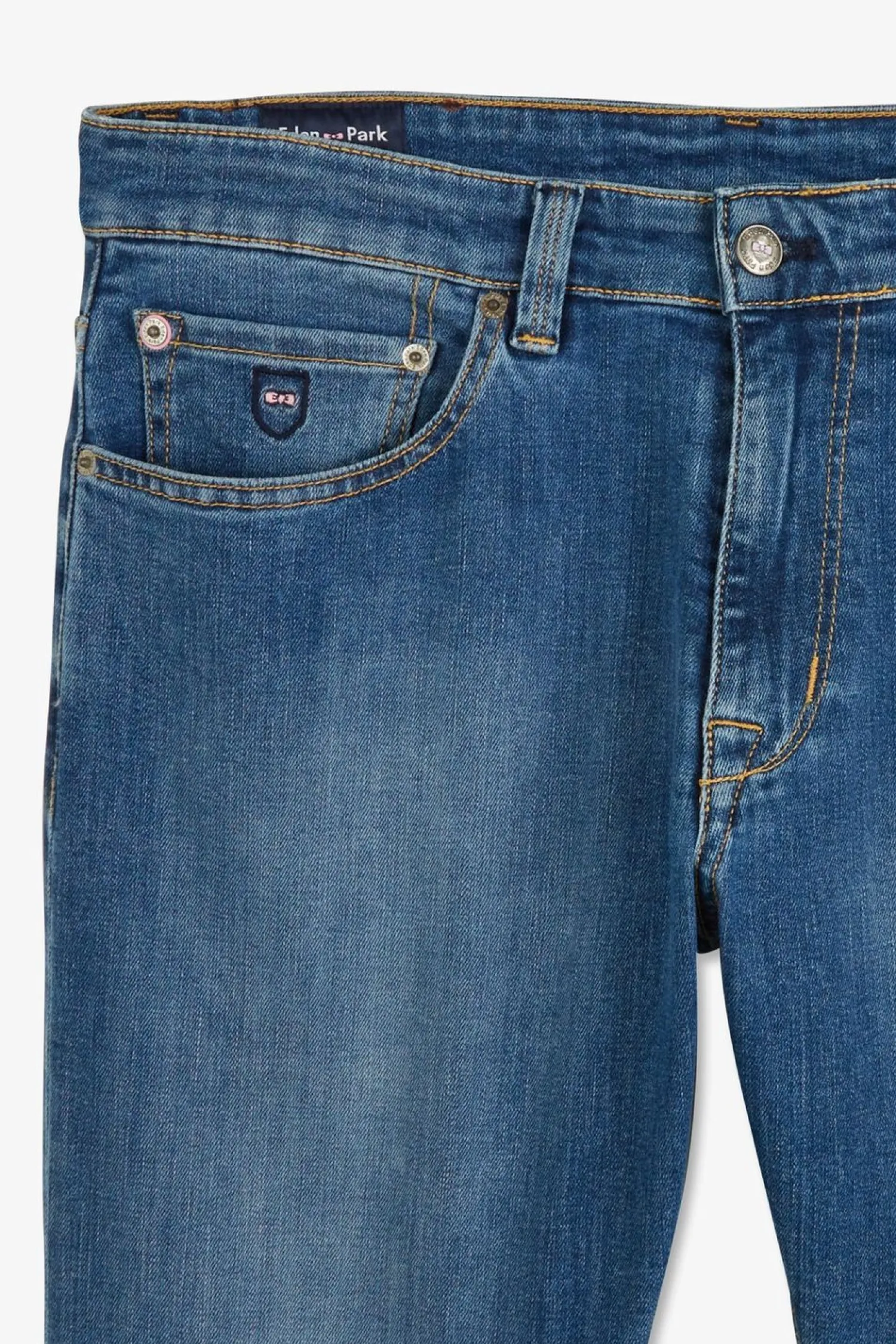New Jean Bleu 5 Poches Homme Pantalons