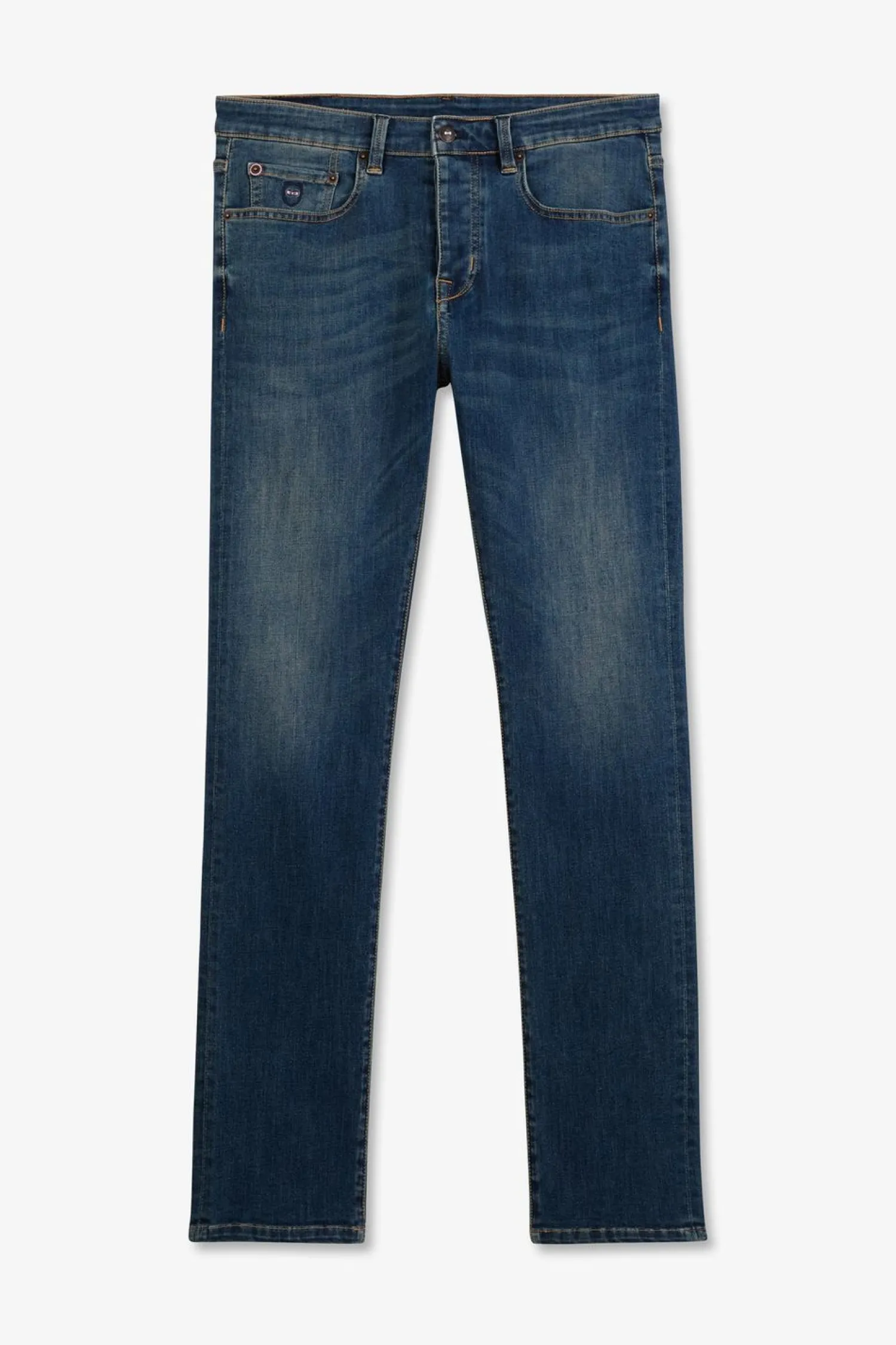 Sale Jean Bleu 5 Poches Homme Pantalons