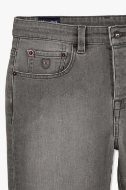 Online Jean Gris 5 Poches Homme Pantalons