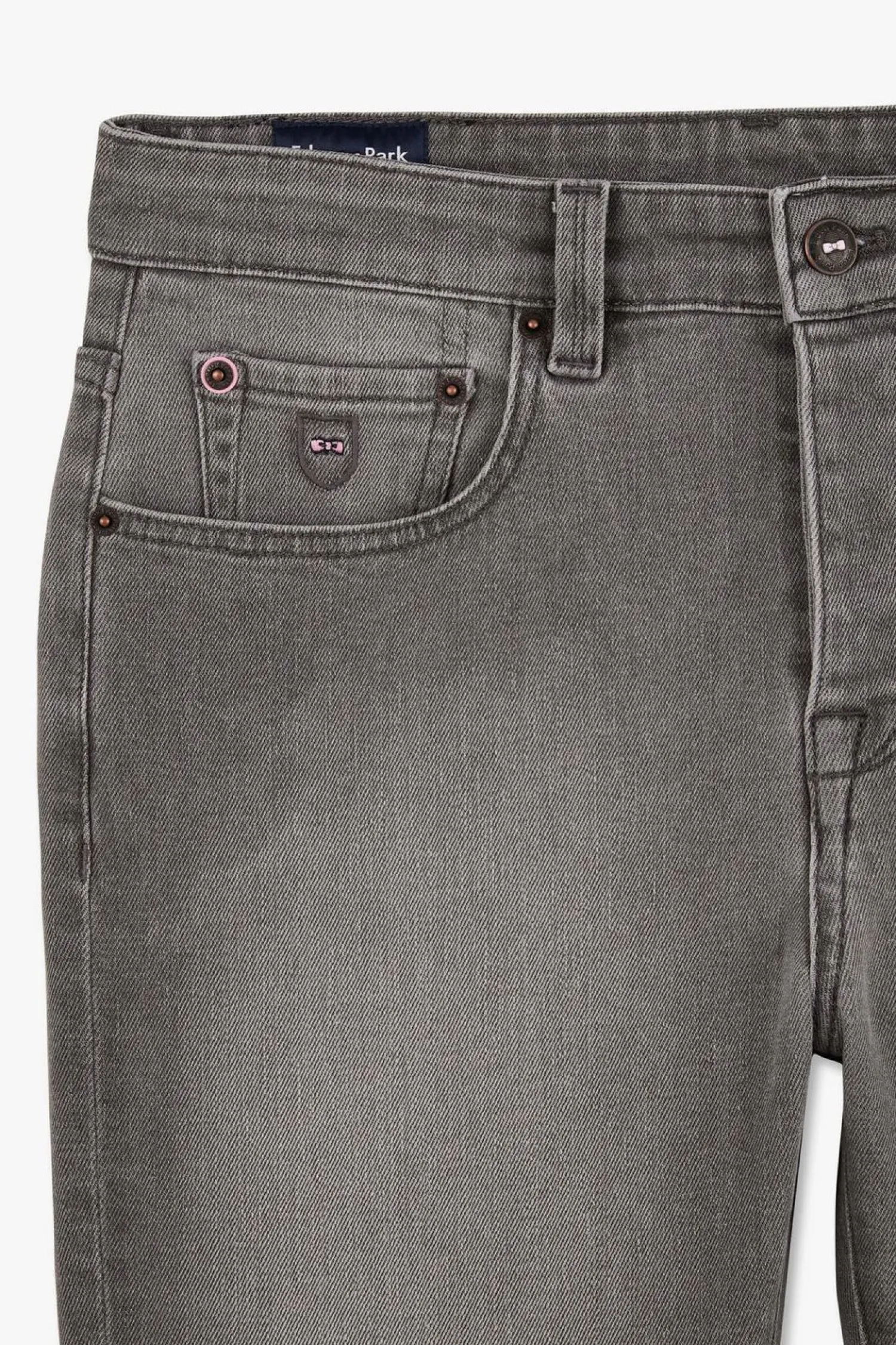 Online Jean Gris 5 Poches Homme Pantalons